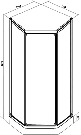 Parly Душевой уголок ZEP911 – фотография-3