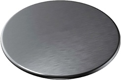 Milacio Декоративная крышка на слив MCU.004.GM вороненая сталь – фотография-1