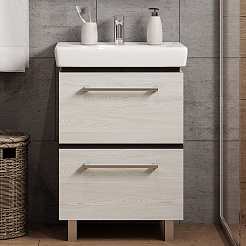 Акватон Тумба с раковиной Ронда Pro 60 дуб сомерсет – фотография-4