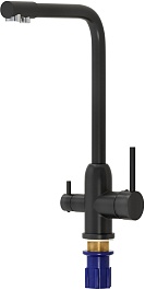 Aringa Смеситель для кухни Гранде AR02016BL черный – фотография-1