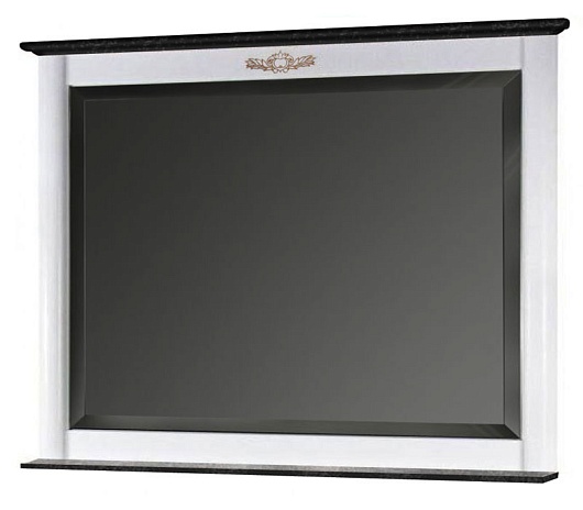 Водолей Зеркало для ванной "Анжелика 120" черное – фото-1