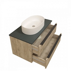 Teymi Раковина накладная в ванную Iva 52 белая T50602 – фотография-6