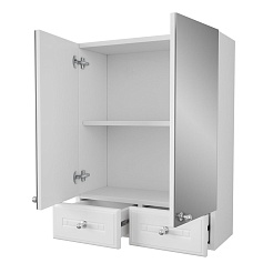 Merkana Зеркало-шкаф Валенсия 50, 2 ящика – фотография-3