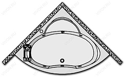 Kolpa San  Комплект гидромассажа Kolpa San Royal Standart (массаж: боковой) – фотография-1