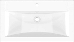 Mixline Тумба с раковиной Вектор 90 подвесная белая – фотография-5