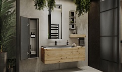 Jorno Шкаф пенал Incline 120 honey Inc.01.80/P/HO/JR – фотография-3