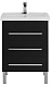 Aquanet Мебель для ванной "Сиена 60" черная напольная (196497) – фотография-16