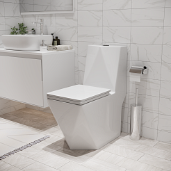 Grossman Унитаз моноблок Cristal GR-4491 белый – фотография-5