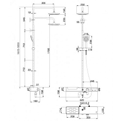 Lemark Душевая система Tropic LM7007C – фотография-2