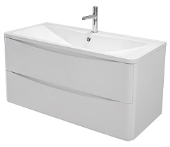 BelBagno Тумба с раковиной Acqua 80 подвесная Bianco Lucido – фотография-1