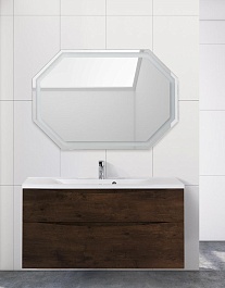 BelBagno Тумба с раковиной Marino-H60 120 подвесная Rovere Moro – фотография-11