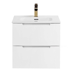 BelBagno Тумба с раковиной Etna 60 подвесная Bianco Lucido с раковиной BB-8099-60 – фотография-2