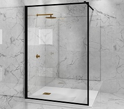 Paini Душевая перегородка PAINI-WalkIN100F 100x195 рисунок рамка – фотография-3