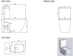 Allen Brau Унитаз напольный Liberty 4.33013.20 белый – фотография-10
