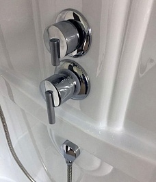 Royal Bath Душевая кабина RB 8120HP2-M-CH L (матовое стекло) – фотография-3