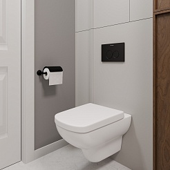 Milacio Клавиша смыва Standart MCU.202 черная матовая – фотография-6