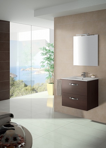 Jacob Delafon Тумба с раковиной "Ola 60" темный дуб – картинка-3