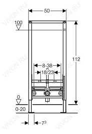 Geberit Система инсталляции для биде Duofix 111.520.00.1 – фотография-2