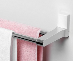 WasserKRAFT Штанга для полотенец Leine К-5040WHITE – фотография-3