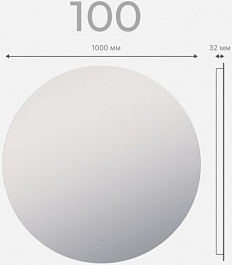 Vigo Зеркало Otti Classic 1000 с бесконтактным выключателем – фотография-6