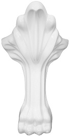 Эстет Ножки для ванны Марсель, Венеция белые – фотография-1