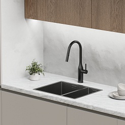 Sancos Смеситель для кухни Grand SC4002MB матовый черный – фотография-4