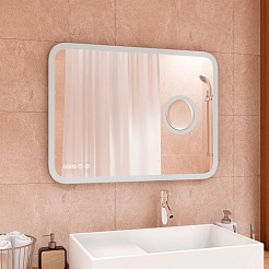 Continent Зеркало Bliss Led 800x700 с подогревом – фотография-11