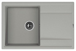 Florentina Мойка гранитная Липси 780 с крылом грей – фотография-1
