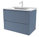 Зов Мебель для ванной Дион 60 подвесная серо-синий – картинка-14