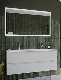 Sancos Мебель для ванной Norma 2.0 120-2 белый глянец – фотография-1