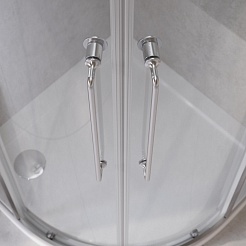 Cezares Душевой уголок Relax 304 RELAX-304-R-2-90-C-CR 90x90 профиль хром стекло прозрачное – фотография-6