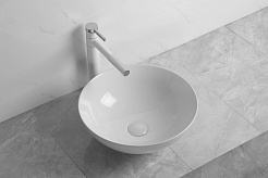 Ceruttispa Раковина накладная 40 CR3301GW белая – фотография-2