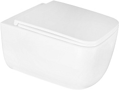 Azario Унитаз подвесной Flavia AZ-0076-UQ1 безободковый белый