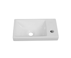 Зов Тумба с раковиной Монови Слим 40 подвесная матовая белая – фотография-5