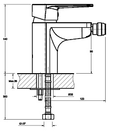 Orange Смеситель Otto M22-031cr – фотография-2