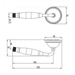 Lemark Лейка для душа LM8007G – фотография-2