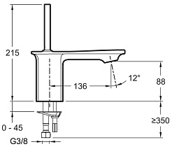 Jacob Delafon Смеситель Stance E14760-CP – фотография-3