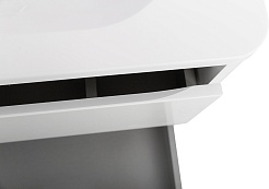 Cezares Тумба с раковиной без отверстия под смеситель Relax 80 подвесная bianco lucido – фотография-7