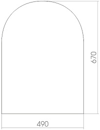 Mixline Зеркало Стиль Аркада 49 – фотография-2