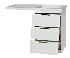 Misty Мебель для ванной Куба 60, 3 ящика R – фотография-9