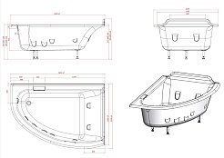 Astra-Form Ванна из искусственного камня Анастасия R – фотография-3