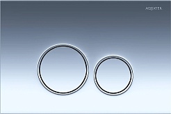 Aquatek Унитаз подвесной Ника AQ2009-00 в комплекте с инсталляцией Standard INS-0000012 с клавишей смыва KDI-0000018 хром и крепления KKI-0000002 – фотография-2