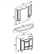 Runo Мебель для ванной Севилья 105 с б/к – картинка-14