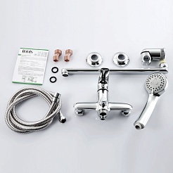 Iddis Смеситель для ванны с душем Pond PONSBL2i10 – фотография-8