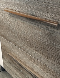 Vigo Мебель для ванной Leo 1050 дуб сонома темный/белая – фотография-4