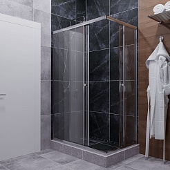 Triton Душевой уголок Вента Хром 120/80 Щ0000054193 – фотография-4