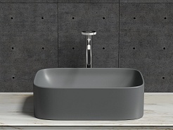 Ceramicanova Мебельная раковина Element 50 CN6052MDH тёмный антрацит матовый – фотография-11