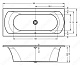Riho Акриловая ванна Lima 180 BB46 сифон справа – картинка-6