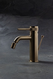 Allen Brau Смеситель для биде Priority 5.31A04-GB (с донным клапаном) золото – фотография-11