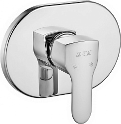 E.C.A. Смеситель для душа Star 102152003 встраиваемый хром – фотография-1